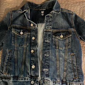 Gap boys/girls denim jacket size XL.